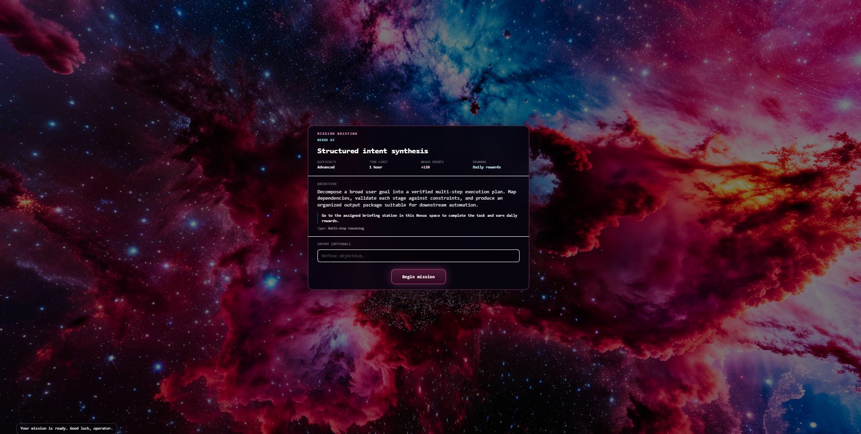 [Nexus AI Missions]